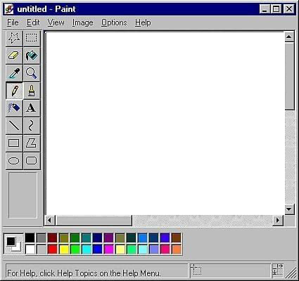 a text box in the style of an old microsoft paint window